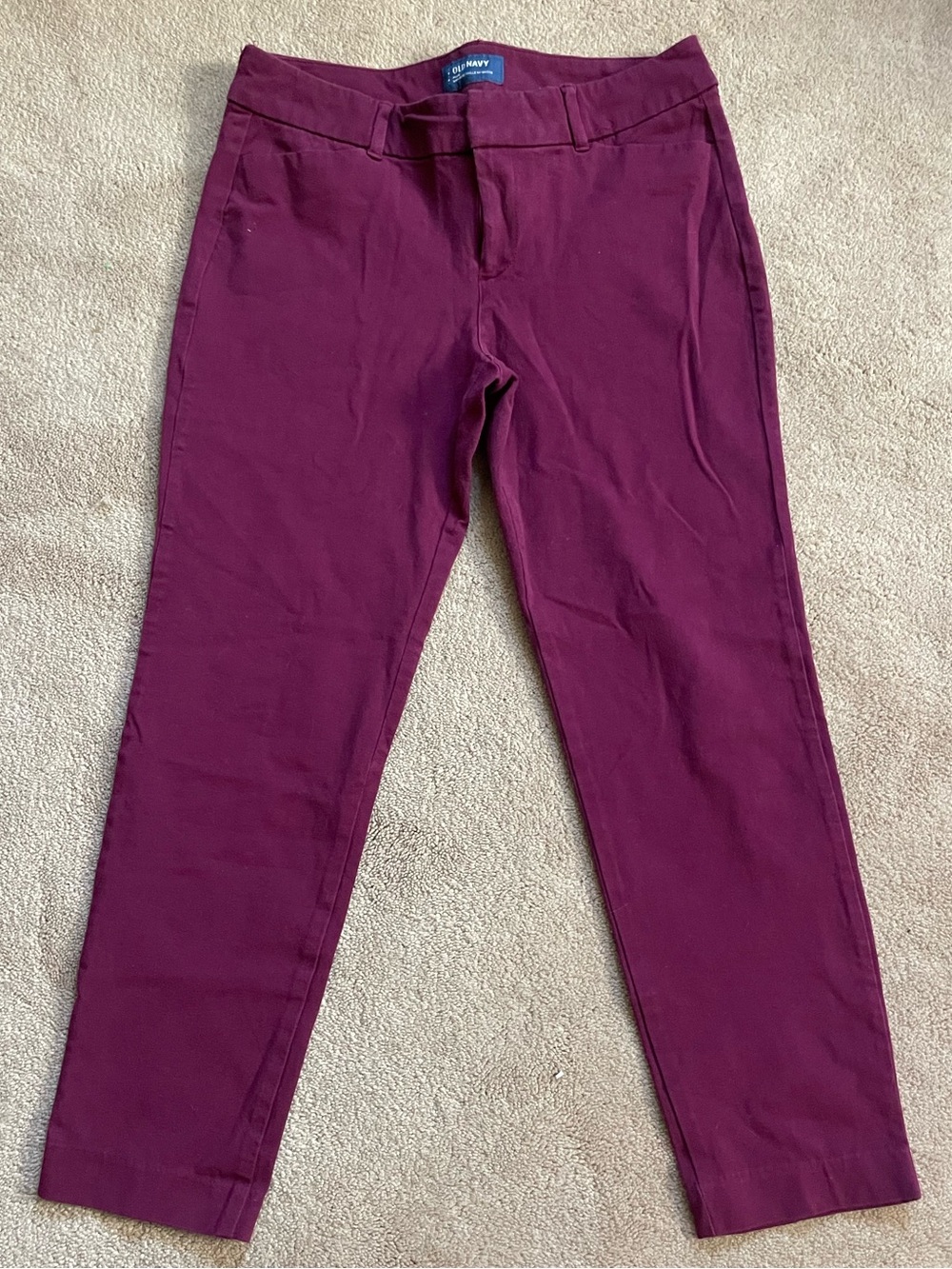 Old Navy Slim Wine Chinos